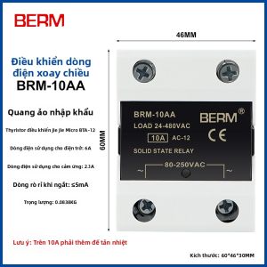 MEINWAY | Rơle trạng thái rắn AC điều khiển DC 40A