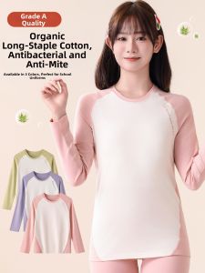 JUNYANFEI | Warm Cotton & Lycra Top for Teenagers and Students