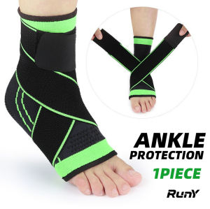 COD 1 Pcs Protect ankle feet bare support foot elastic bandage sports basketball jump rope
