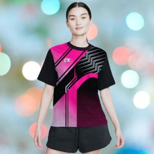 ( TERBARU ) BAJU BADMINTON CEWEK BAJU OLAHRAGA WANITA BAJU VOLI CEWEK BAJU SENAM CEWEK KAOS TRAINING WANITA BULUTANGKIS RUNNING