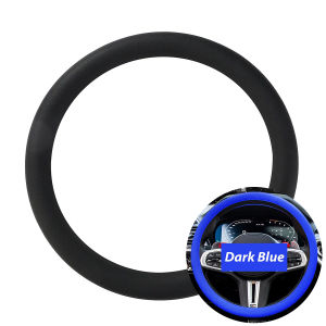 ZHIYU Universal Silicone Elastic Car Steering Wheel Cover - Anti-Slip Soft Multi-Color Car Decoration