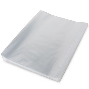 A4 SHEET PROTECTOR WITH 11-HOLE POCKET-CLEAR REINFORCED FILING POCKETS [MSCS]