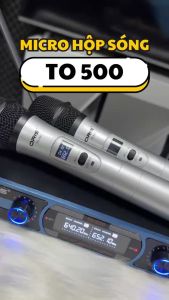 Micro karaoke không dây hộp sóng chính hãng ORIS TO-500 hát nhẹ hút giọng âm thanh trung thực - ORIS Professional