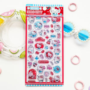 Bandai | Gradient Seagull 3D Relief Jelly Stickers Cute Cartoon Decals DIY Scrapbooking Phone Case Decor Birthday Party Favors Xmas Gift