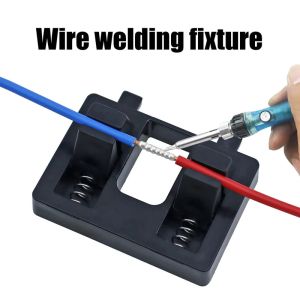Welding Wire Fixture Electrode ABS Electrode Holder Portable Wire Welding Fixture Precise Cable Clamps  Soldering Locator Tools