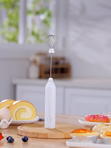 Máy Tạo Bọt Cà Phê Cầm Tay Máy Đánh Trứng Thép Không Gỉ Sạc Pin Tiện Dụng 4 Chế Độ
