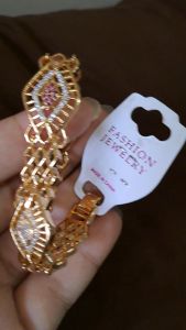 Gelang Wanita Sunners Kristal Emas Titanium 22K