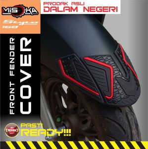 Misoka Front Fender Cover Stylo 160 Rubber Karet Keren Murah BUKANhayaidesu