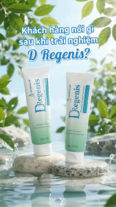 Kem Dưỡng Ẩm Phục Hồi Da D-REGENIS 50g Đặc Biệt Cho Da Nhạy Cảm Da Khô Da Lão Hóa Thiếu Ẩm Da Chàm Và Viêm Da Cơ Địa