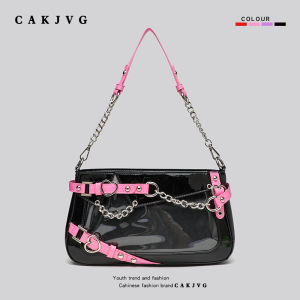 Original Y2K Spicy Girl Womens Crossbody Bag Single Shoulder Bag Barleycorn Quantity Pain Bag Fashion Trend Hard PU Small Size