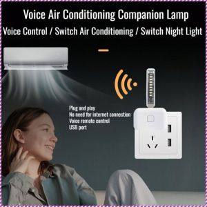 Air Conditioning Lamp Simple Highly Compatible Coverage Night Light Warm Light Multifunction 智能语音空调带夜灯