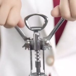 Dụng Cụ Lấy Nút Chai Rượu Khui Nắp Bia Đa Năng bằng thép không gỉ mạ crôm đẳng cấp sang trọng