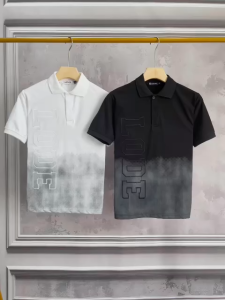 Áo Thun Cổ Bẻ LODE Loang Tay Ngắn Vải Cotton Co Giãn 4 Chiều Form Regular Fit - TUTEE