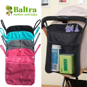 Baltra Baby Stroller Bag Hanging Storage Bag Portable Mommy Bag Mesh Pocket for Bottle Nappy Diaper Storage