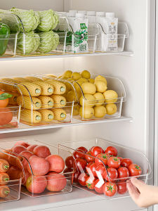 XUNHUAI | Refrigerator Food Storage Box Drawer-Type Food-Grade Transparent