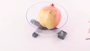 Compact Folding Digital Kitchen Scale Highly Accurate Portable Food Scale with LCD Display Auto Power Off Tare Features