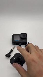 Universal Flexible Helmet Mount for GoPro 13 12 11 10 9 Insta 360 X3 X4 X5 DJI Action Camera Cam Helmet Mount Sports Accessories