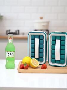 Folding Ice Hockey Pot Maker Ice Grid Mold Pot Shaped Ice Maker Silicone Folding Ice Hockey Machine Frozen Ice Mold Kitchen Tool