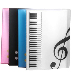 KAWES Waterproof 80 Sheets A4 Music Book Folders  Music Themed Folder Music folder storage Holder A4 Size Folder