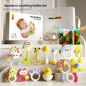 TAOZIAWA | Newborn Gift Rattle Toy Teething Intellectual Grip Training Comfort Box