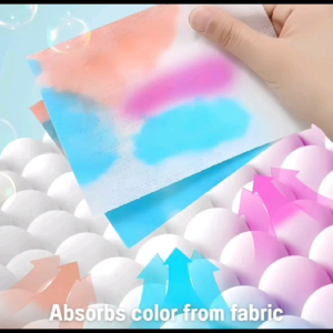 3boxes Laundry Mixed Color Catcher Sheets 100pcs per box Dyeing Proof Color Absorption Sheet Washing Machine Anti Dyed Cloth Papers 100pcs per box