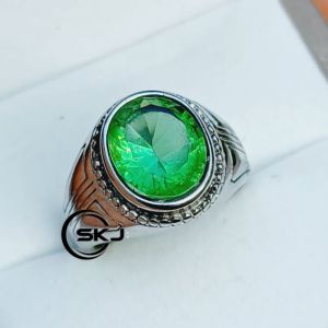 CINCIN BATU GREEN MOLDAVITE SUPER KUALITAS