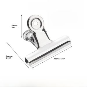 Stainless Steel Food Sealer Clip Stationery Clamp Snack Closure Tool Document Clip Kitchen Utensils Food Grade Clip