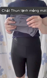 Quần legging tập Yoga quần ngố ôm eo cao tập thể thao nữ SUNLOVE 999