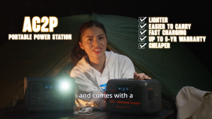 BLUETTI Premium AC2P 300W 230Wh | LiFePO4 Portable Power Station | Portable Solar Generator | Fast Charging | Camping Outdoor Travel Emergency Backup | Off-Grid Power Solution | 5-Year Local Warranty