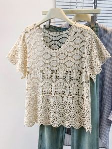 AIYITI | Fashion Retro Lace Batwing Shirt Plus Size