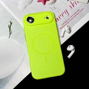 Fashion Fluorescent Candy Magnetic For Magsafe Case For iPhone 17 Air 16 E 15 14 13 12 11 Pro Max Plus Wireless Charge TPU Cover