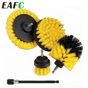 Bộ 5 3 Mũi Khoan-Bàn Chải Bụi Với Thanh Nối Dài Nhựa Cao Cấp Chà Bàn Chải Cho Xe Ô Tô Vữa Bồn Tắm Nhà Bếp Tự Động Chăm Sóc