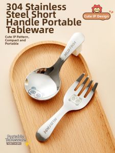 WODEBAIHUI | 304 Stainless Steel Childrens Spoon