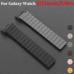 Magnetic Silicone Band for Samsung Galaxy Watch 8 9 40 44mm 8Classic 46mm Sport Strap for Galaxy Watch Ultra 47mm 2025 Bracelet