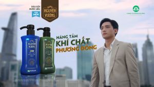 Combo 2 chai dầu gội dược liệu Nguyên Vương Sảng khoái dành cho nam chai 260g - Dành cho tóc nam giới dầu bết gàu ngứa