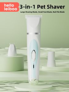 HELLOLEIBOO | 3-in-1 Pet Nail & Hair Trimmer