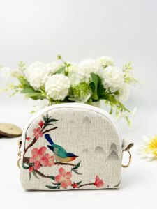 Retro Dây Kéo Gió Ví Đựng Tiền Xu Vỏ Nhỏ Túi Bảo Quản Cầm Tay Chìa Khóa In Kỹ Thuật Số Handmade Vải Cotton Ví Dành Cho Nam Và Nữ