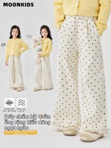 Moonkids | Quần Tây Dáng Rộng Chic Dot