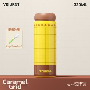 VRIUKNT | Aesthetic Portable Stainless Steel Water Bottle