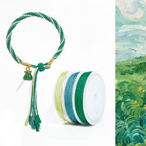 No. 72 Jade Thread Cycle Carrying Strap Woven Material Package DIY Couple Self-Woven Carrying Strap Special Wire Holder Accessories