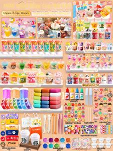 DIY Mini Bubble Tea Cup Girls Toy