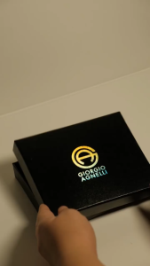 Giorgio Agnelli Dompet Kulit 906R Milling Black