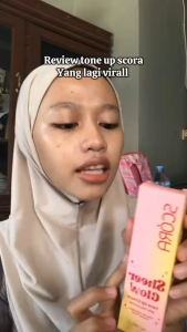 SCORA Sheer Glow Brightening Tone Up Cream 30 Gr