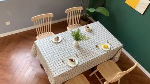 #ผ้าปูโต๊ะ การเปลี่ยนแปลงสำหรับสุขภาพ ผ้าคลุมโต๊ะอาหาร งานเกรดพีเมี่ยม เกรดดี มีน้ำหนัก