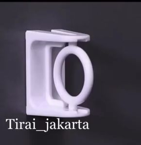 Bracket Tiang Gorden Fleksibel & Aksesoris Dapur Praktis