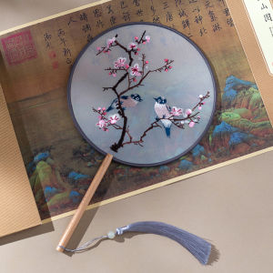 Thiều Hậu Trắng Mắt Mười Lá Ván Xếp Ly Quần Áo Hanfu Túi Đeo Hông Múa Danced Ván Đánh Múa Hoa Hồng Thắt Nút Lưới Băng