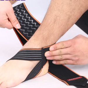 ผ้าพันแผลห่อกีฬาข้อเท้าป้องกันบาสเกตบอลฟุตบอลวิ่งข้อเท้าป้องกันแพลง ป้องกันข้อเท้าลื่นสำหรับผู้ชายและผู้หญิง