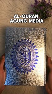 Al Quran Cover Perak Ukuran A5 Sedang Tanpa Terjemah AlQuran 30 JUZ Lengkap Mudah Dibaca