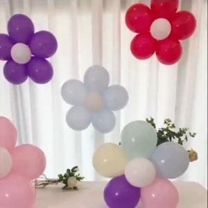 TAIYO Klip Balon Bunga Anulus Flower Clip Balloon Pengait Balon Bentuk Bunga