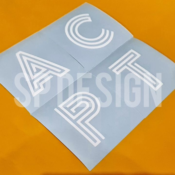 Brompton A Line C Line P Line T Line Vinyl Cut-out Sticker Lazada